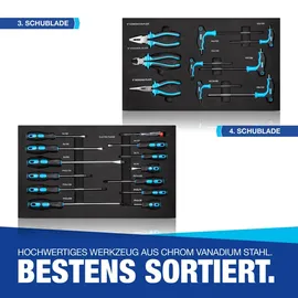 ntg nutzfahrzeug technik gmbh (32457 porta westfalica) Werkstattwagen Stahl schwarz 4 Schubladen bestückt