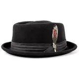 BRIXTON Stout Pork Pie Hut schwarz S