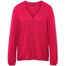 GOLDNER Kaschmirstrickjacke mit V-Ausschnitt Pink 24