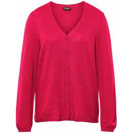 GOLDNER Kaschmirstrickjacke mit V-Ausschnitt Pink 24
