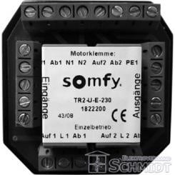 Somfy TR2-U-E-230 - Trennrelais UP für zwei Antriebe, Bemessungsstrom 3,15 A