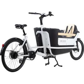 BBF BIke BBF eCargorider 2.3 Royal Lastenrad 26/20 Zoll Elektro Lastenfahrrad Cargo Bike Damen Herren Cargo Cycle bis 155 kg Zuladung - Weiß