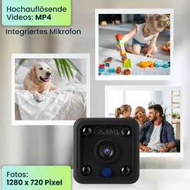 casativo Micro-IP-Kamera Schwarz