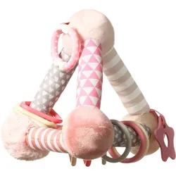 BabyOno Have Fun Educational Toy Plüschspielzeug Pyramid Pink 1 St.