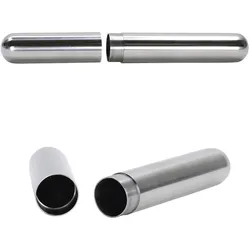 Tresor TUBE - Edelstahl - wasserdicht - 165 x 20mm - rostfrei
