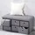 KESPER Truhenbank grau 76 x 38 x 38 cm