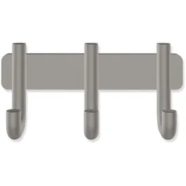 Hewi Hakenleiste 3 Haken Dunkelgrau Perlglimmer Tiefmatt 480.90.00260SC