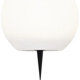 Star Trading Star Solar-Kugel-Leuchte 481-81, Weiss, ca 23 x 25 cm