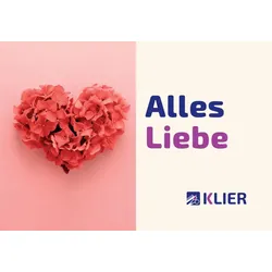 KLIER Gutschein Trägerkarte Alles Liebe