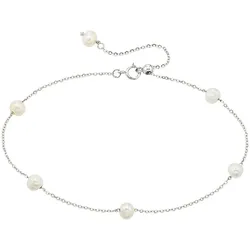 Armband "Schmuck Geschenk Armband mit Perlen", bunt (silberfarben, weiß), ANISTON JEWELRY & WATCHES, Armbänder, Damen, Silber 925 (Sterlingsilber)-Perlen, Silber 925 (Sterlingsilber), Perlen, mit Perle (synth.)