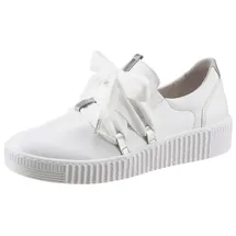 Gabor Sneaker Low Damen Silber/Weiß 42