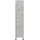 [en.casa] Schließfachschrank Stahl 180x38x45 cm Grau abschließbar