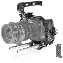 SHAPE Blackmagic Cinema Camera 6K/6K PRO/6K G2 Camera Cage, Top Handle and Rod Bloc System