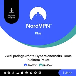 NORDVPN PLUS 1Y (VPN UND PASSWORTMANAGER) - [Multiplattform]