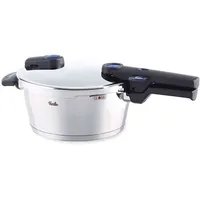 Fissler Vitaquick / Schnellkochtopf (3,5 L, Ø 22 cm) Edelstahl-Dampfkochtopf, 2 Garstufen - Induktion