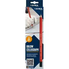 Lyra Pet Spezialstift L.24cm f.glatte Fl. Fliesen/PVC/Glas 3KT