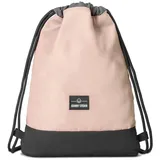 Johnny Urban Turnbeutel Damen & Herren Rosa Grau - Blake - Sportbeutel für Alltag, Festival, Sport - Rucksack Beutel mit Kordelzug - Wasserabweisend