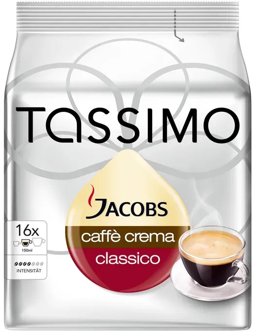 Jacobs Caffé Crema Classico, Cafe crema, Tasche