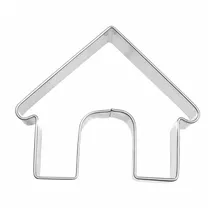 RBV Birkmann Birkmann Keks-Ausstechform, Plätzchen-Ausstechform, Hundehütte, 6 cm