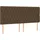vidaXL Boxspringbett mit Matratze Dunkelbraun 180x200 cm Stoff