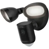 Ring Floodlight Cam Wired Pro Schwarz