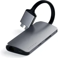 Satechi Dual Multimedia Adapter - Schwarz