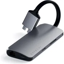 Satechi Dual Multimedia Adapter - Schwarz