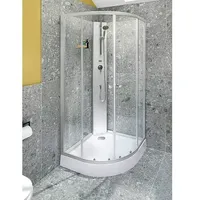 Aurlane Komplettdusche White Sea  (90 x 90 x 210 cm, Weiß/Grau)