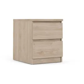 Tvilum ebuy24 Nachttisch 2 Schubladen Hickory-dekor.