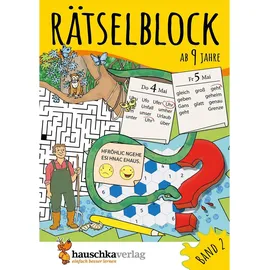 Hauschka Verlag Rätselblock ab 9 Jahre - Band 2