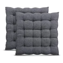 BestLivings Sitzkissen 40 x 40 cm grau 2 St.