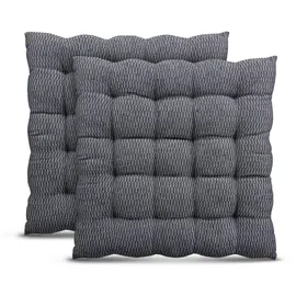 BestLivings Sitzkissen 40 x 40 cm grau 2 St.