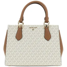Michael Kors Md Satchel Bag Umhängetasche Vanille/Acrn