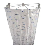 RIDDER Duschfaltkabine Ombrella Sylt Weiß-blau