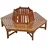 Garden Pleasure Ontario 155 x 78 x 155 cm Braun