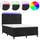 vidaXL Boxspringbett 140 x 200 cm Schwarz