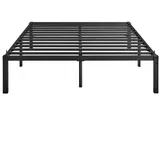 Yaheetech Metallbett, Bettrahmen 36cm H mit Lattenrost, Bettgestell aus Metall 140 cm x 200 cm