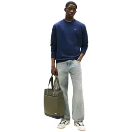 Tommy Hilfiger Tommy Jeans Flag Crew M - Sweatshirt - Herren - Dark Blue - L