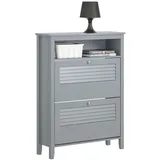 SoBuy Schuhschrank Grau