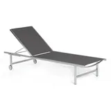 SonnenPartner Galaxy Sonnenliege 200 x 65 x 30 cm Schwarz
