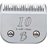 Bucchelli Abnehmbare A-Serie 10 Klinge, für Hundepflege, Schnittlänge 1,5 mm, japanischer Karbonstahl, 10 Stück (kompatible A5-Serie Schermaschinen für Hunde und Pferde (B10)