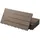 ECD Germany WPC Terrassenfliesen Dunkelbraun 60 x 30 cm 18 St.