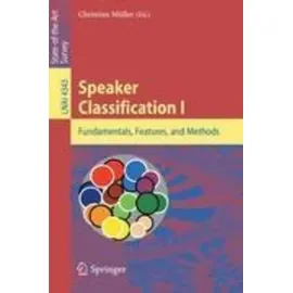 Speaker Classification I
