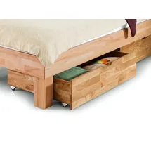 Sconto Bettkasten, 2er-Set ¦ holzfarben ¦ Maße (cm): B: 88 H: 21 T: 65