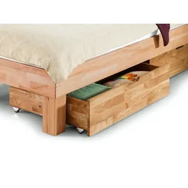 Sconto Bettkasten, 2er-Set ¦ holzfarben ¦ Maße (cm): B: 88 H: 21 T: 65