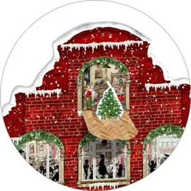 Coppenrath Verlag Wand-Adventskalender Nostalgisches Weihnachtshaus mit 24 Pop-up-Szenen