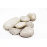 Aquagart Polierter Kiesel 20 kg Weiß
