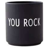 DESIGN LETTERS Favourite YOU ROCK Kaffeetasse 0,325 l Schwarz