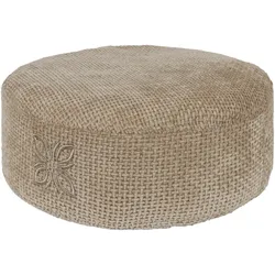 OMNANA CUSHYTM Meditationskissen Chenille 10cm SMOKY BISCUIT 