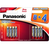 Panasonic Pro Power (12 Stk., AAA Batterien + Akkus